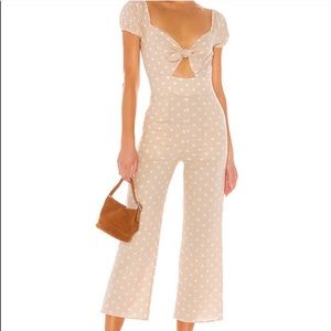 Privacy Please Polka Dot Jumpsuit Small